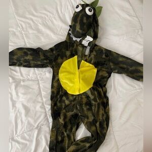 Dinosaur Costume with Yellow Belly